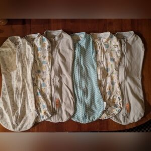 6 count SwaddleMe Pods Cotton Swaddle Sleepsacks